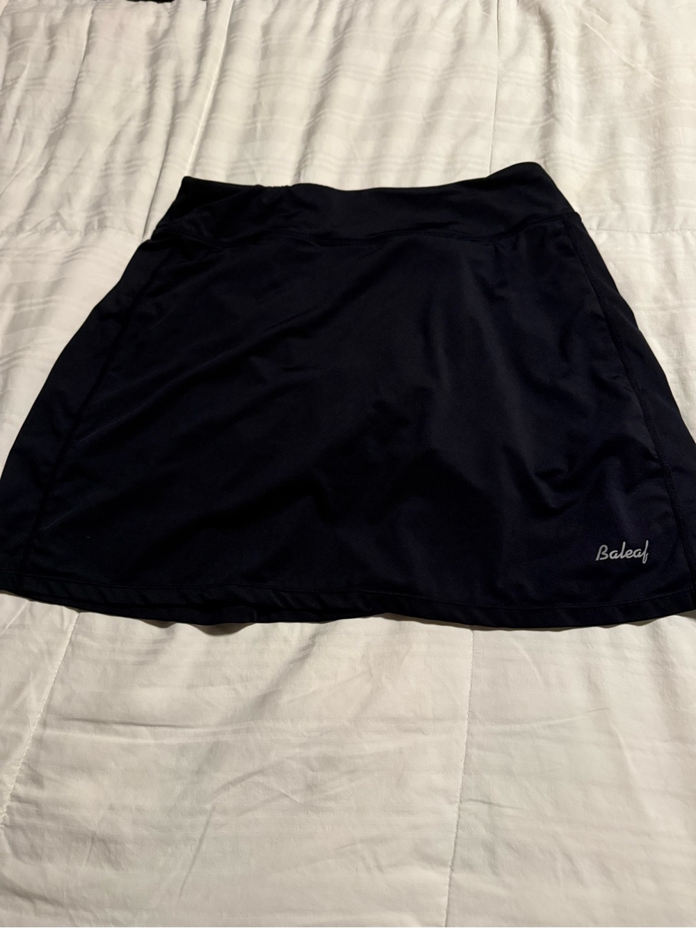 Baleaf Black Performance Athletic Skort with Built-In Shorts